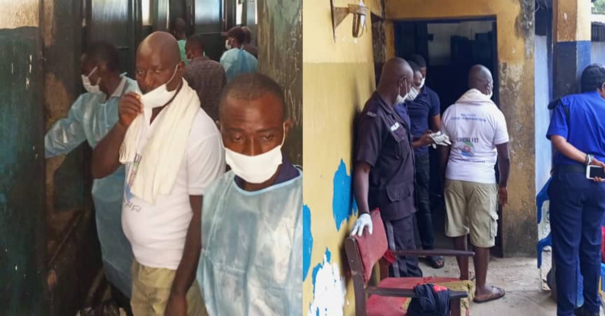 LUC Bo West Division Leads Divisional Cell Cleaning Exercise