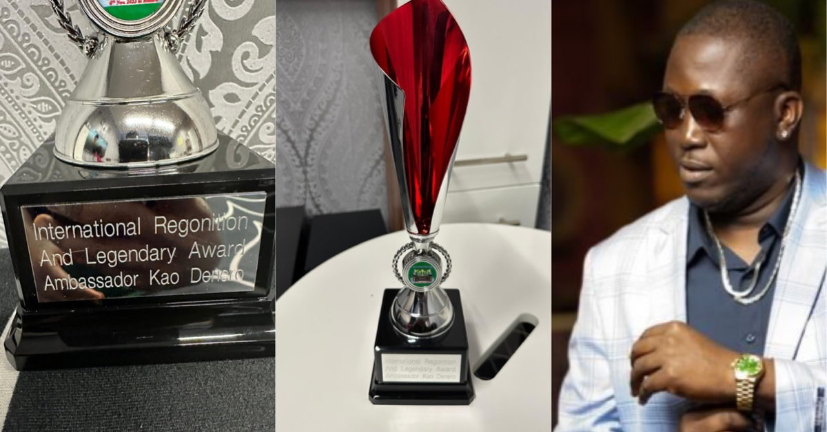 Kao Denero Reacts to International Recognition and Legendary Award from AWOL Europe