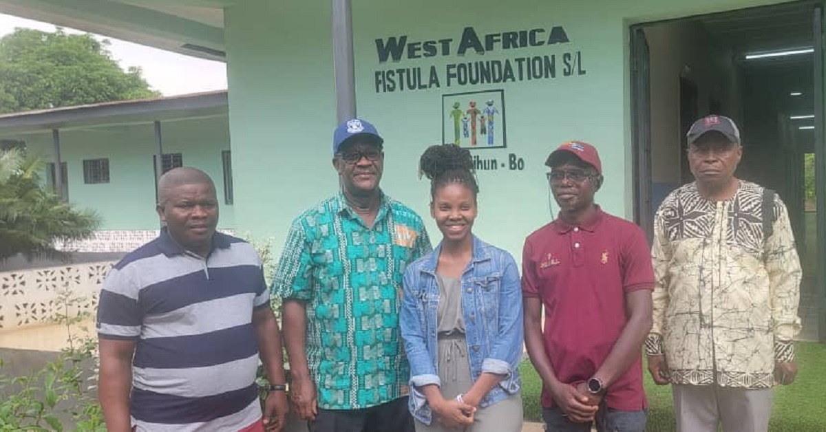 Health Minister and Team Visit West African Fistula Foundation in Bo