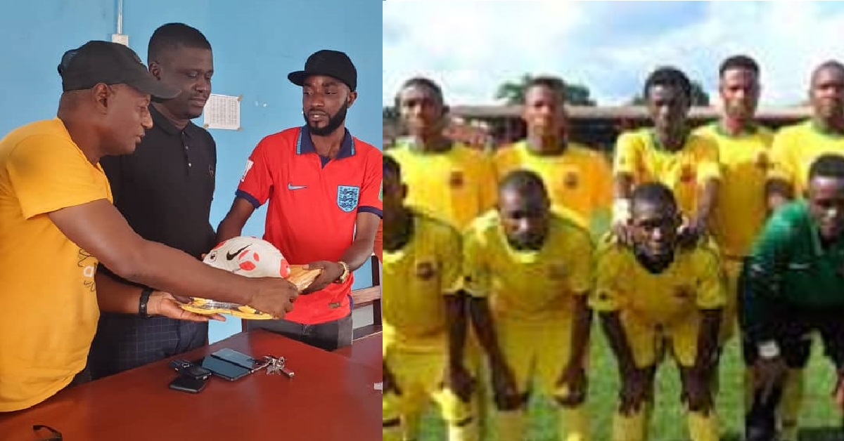 Bo Rangers Chairman Makes Donation to Diamond Stars FC