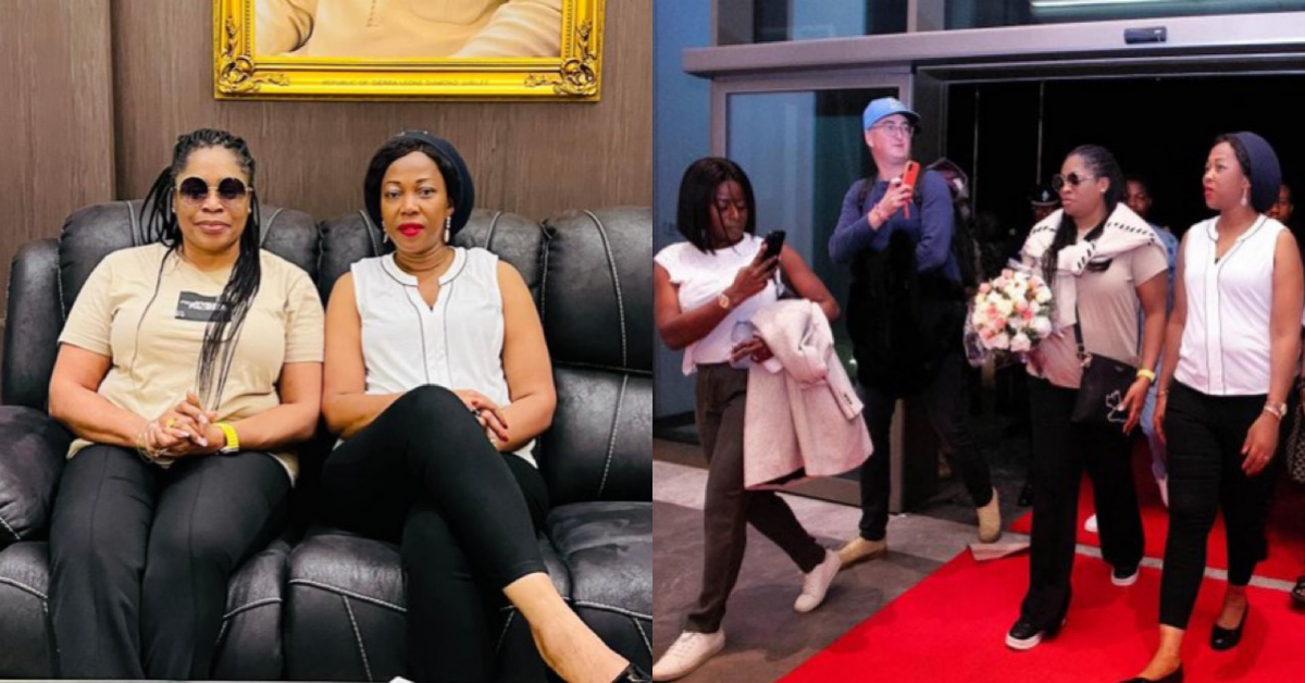 First Lady Fatima Bio Welcomes Nigerian Gospel Star, Sinach to Sierra Leone