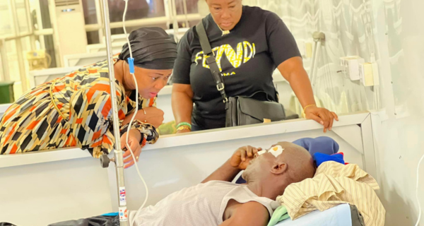 First Lady Fatima Bio Visits Injured Security Personnels at 34 Military Hospital