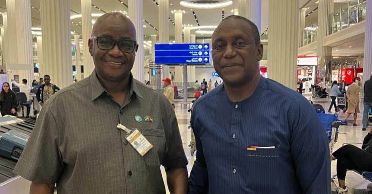 Kandeh Yumkella Arrives in Dubai Ahead of COP28 Summit