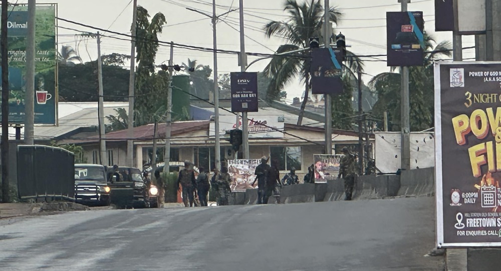 “We Will Clean This Society” – Heavy Military Prescence in Freetown After Security Breach