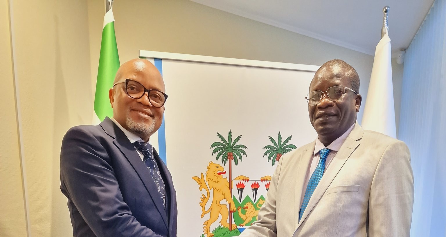 Ethiopian Ambassador Pays Courtesy Call on Ambassador Yongawo