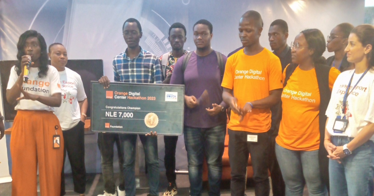 Joseph Ellie Cooper Wins Orange Digital Center Hackathon 2023