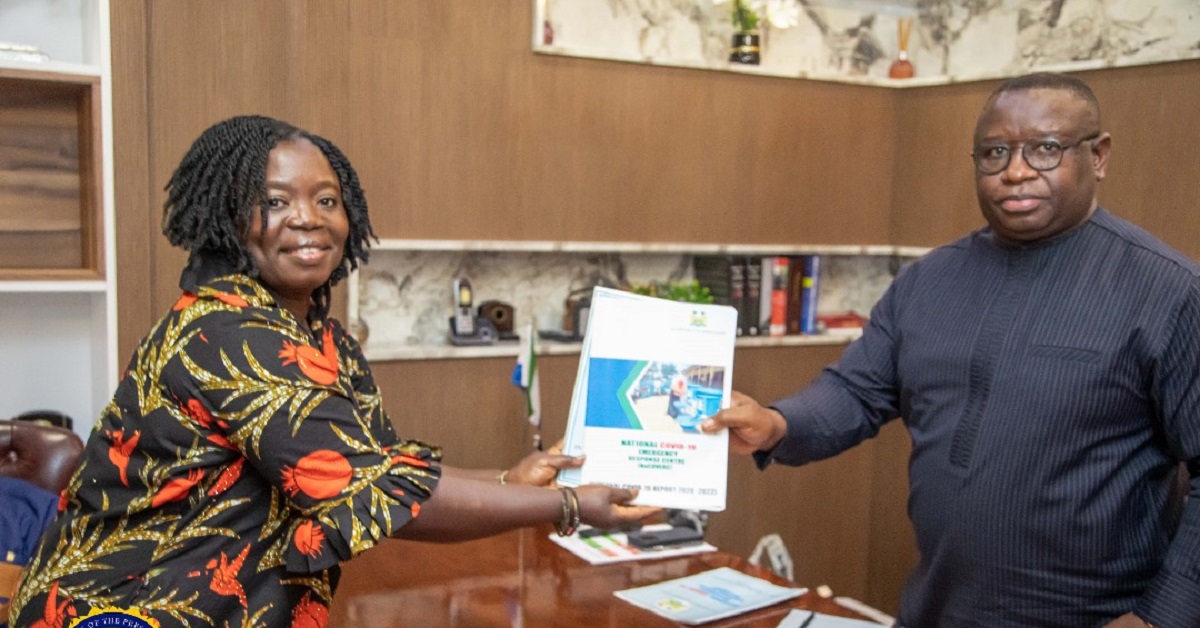 President Bio Receives COVID-19 Report From NACOVERC