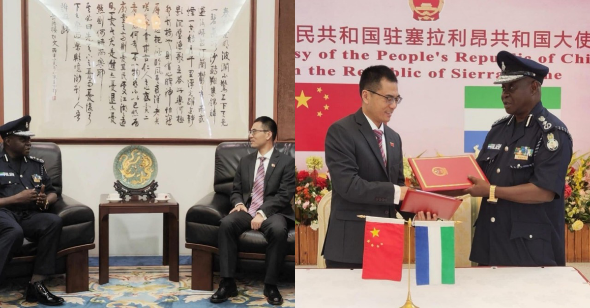 Chinese Ambassador, Wang Qing Boosts Sierra Leone Police With Forensic Lab Equipment