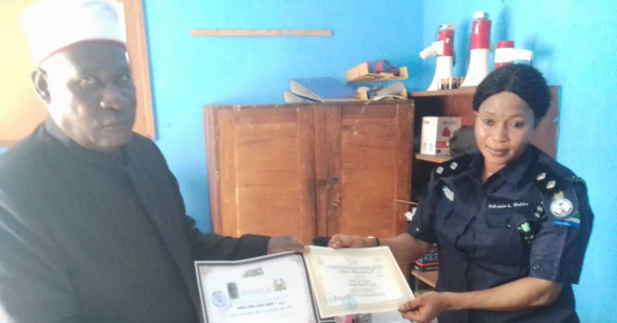 Acting Pujehun District Imam Extend Courtesy Visit to Police Divisional Headquarters