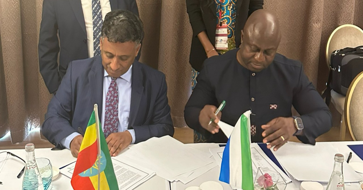 Sierra Leone Signs Bilateral Air Service Agreement with Ethiopia