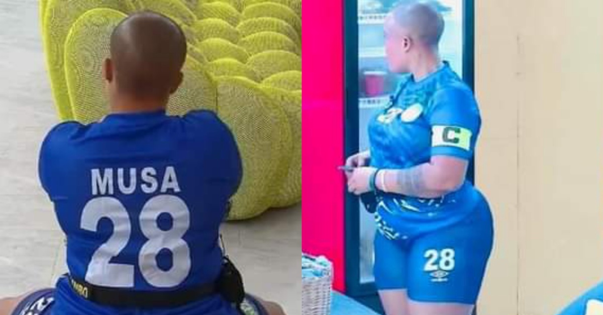 Hawa Tombo Stirs Reaction as She Dresses in Ex-Husband Leone Star Jersey