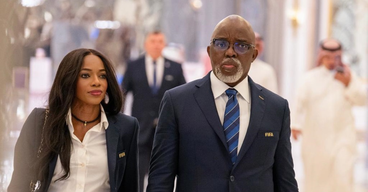 Isha Johansen And Nigeria’s Amaju Pinnick Jet in Saudi Arabia For FIFA Club World Cup