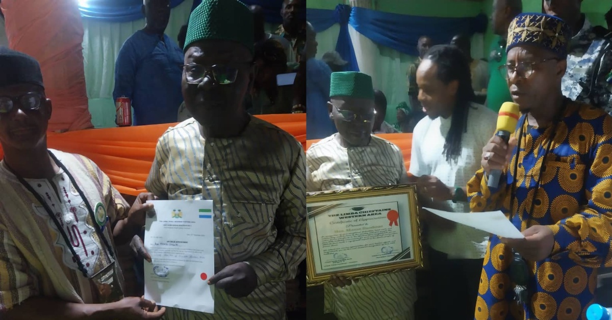 Limba Community Honors Most Senior Son