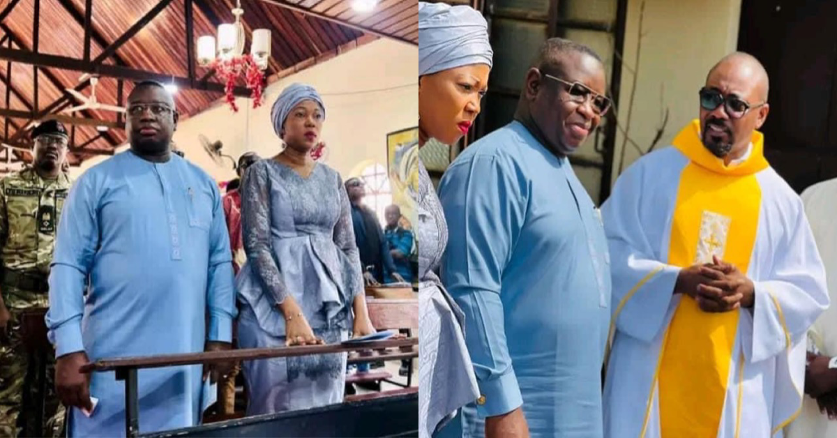 President Bio and Family Bring Heartfelt Christmas Spirit to Saint Luke’s Catholic Church in Freetown