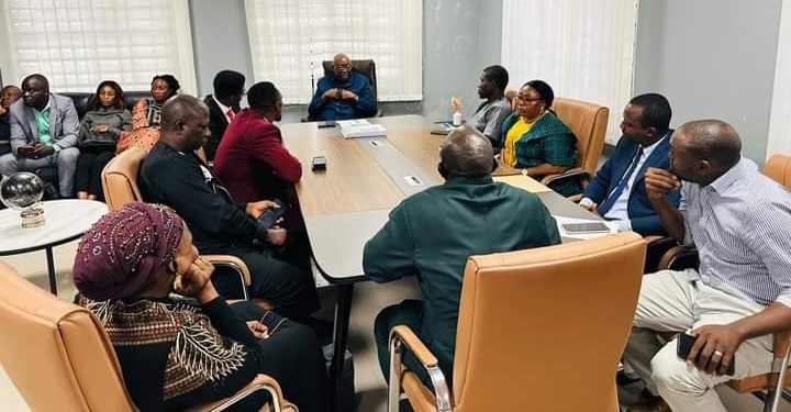 Parliamentary Committee on Energy Pays Courtesy Call on Energy Minister