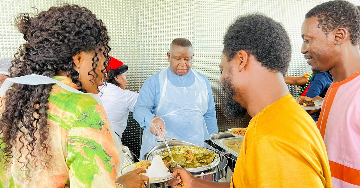 President Bio Holds Special Holiday Party For Staff