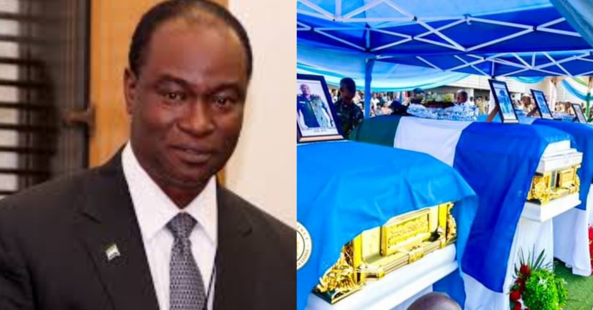 Samura Kamara Pays Tribute to Late Servicemen