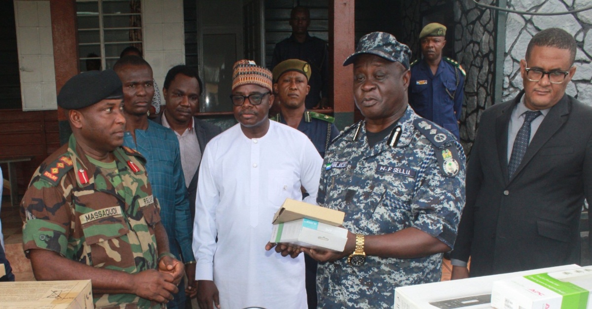 IGP William Fayia Sellu Boosts Correctional Services With Computers