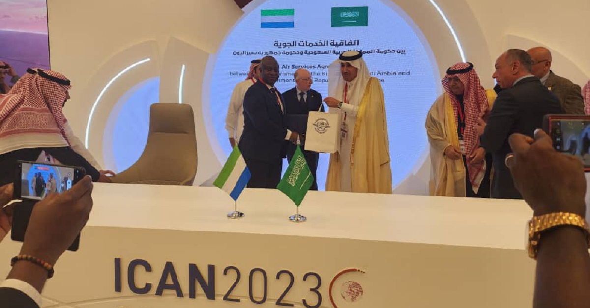 Sierra Leone Signs Bilateral Air Service Agreement With Saudi Arabia