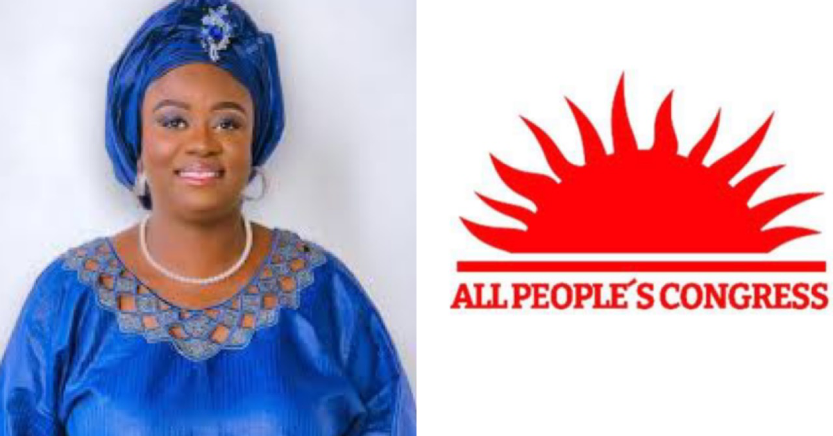 Sylvia Blyden Declares Intent to Lead APC in 2028 Presidential Race