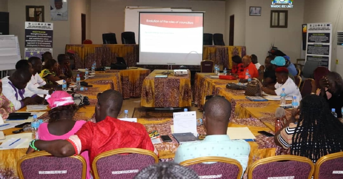 WARDC Train Councilors and Village Heads on Roles and Responsibilities