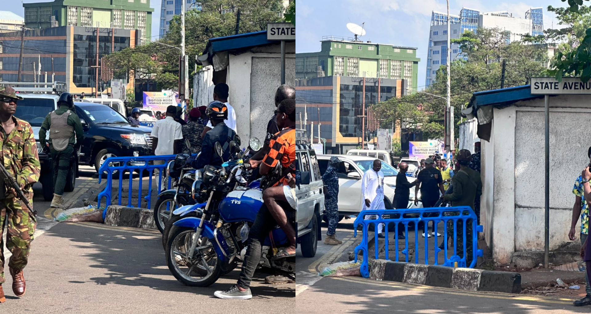 Former President Koroma Faces Intense Questioning at CID Headquarters Amidst Tight Security