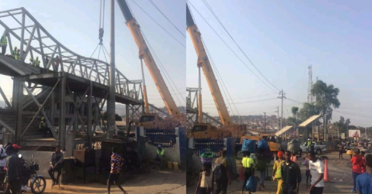 Jui Community Gets Ultra Modern Overhead Foot Bridge