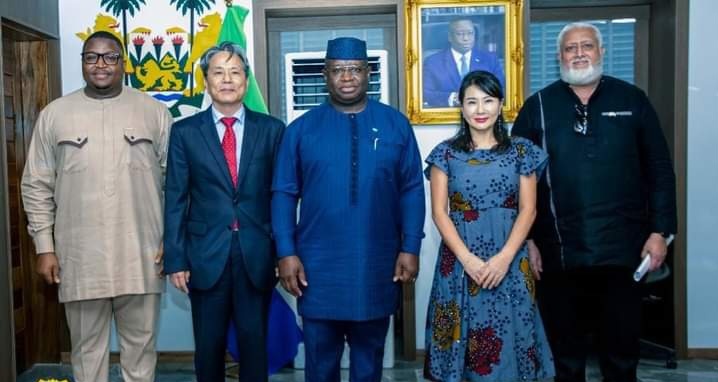 Korean Ambassador Bids Farewell to President Bio, Expresses Hope For More Bilateral Achievements