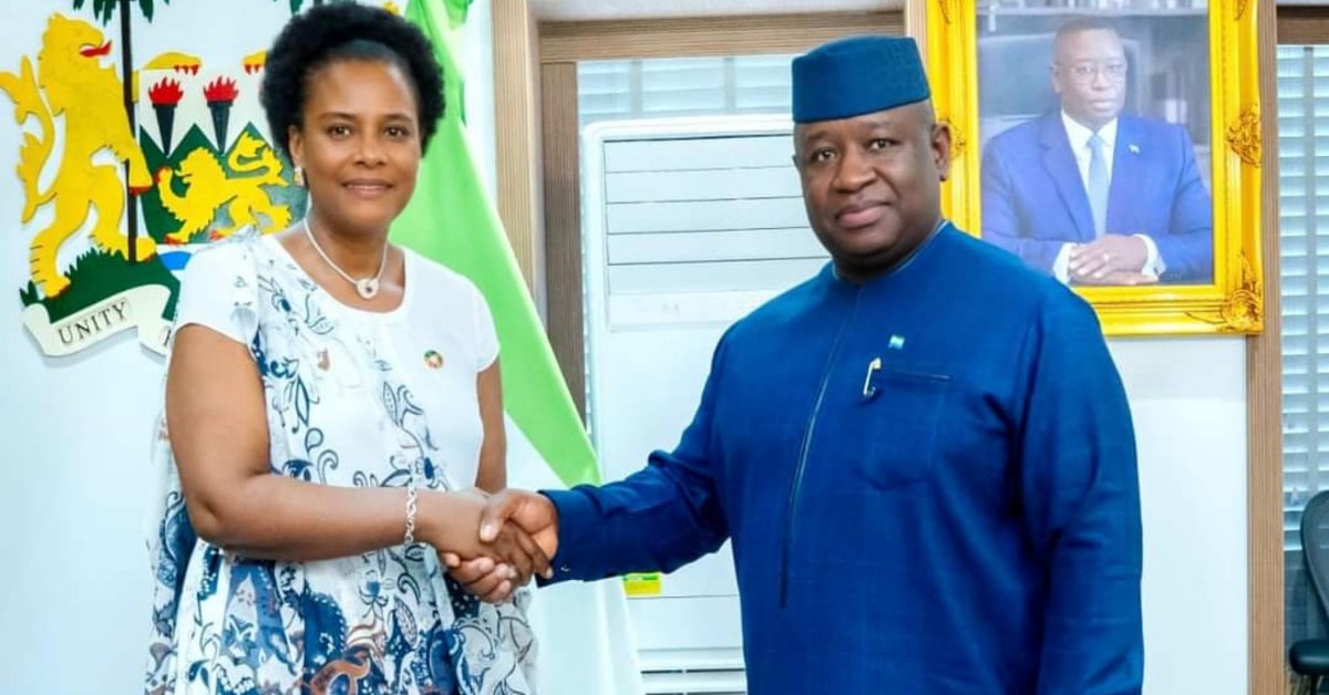 President Bio Welcomes New UN Resident Coordinator