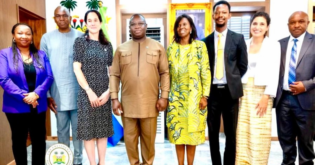 President Bio Receives Delegation from Catholic Relief Services and The Nature Conservancy for Water