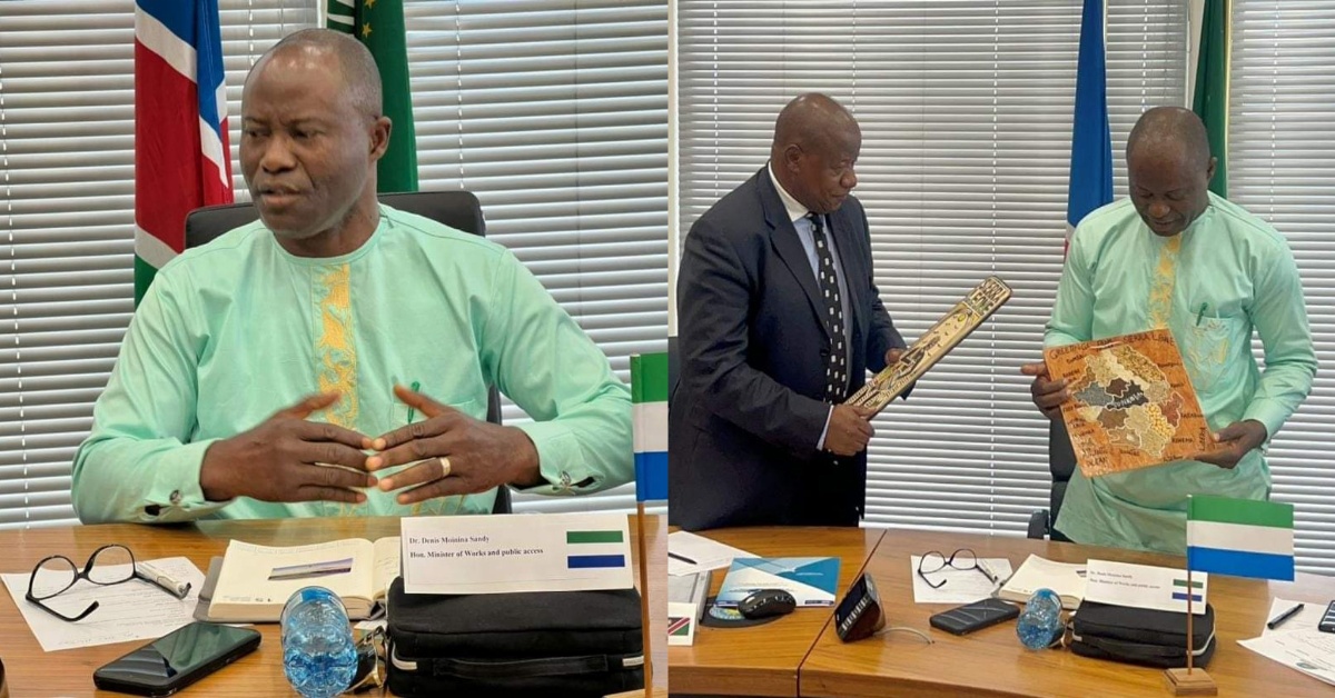 Works Minister and Delegation Begin Road Maintenance Study Tour with Namibian Counterpart