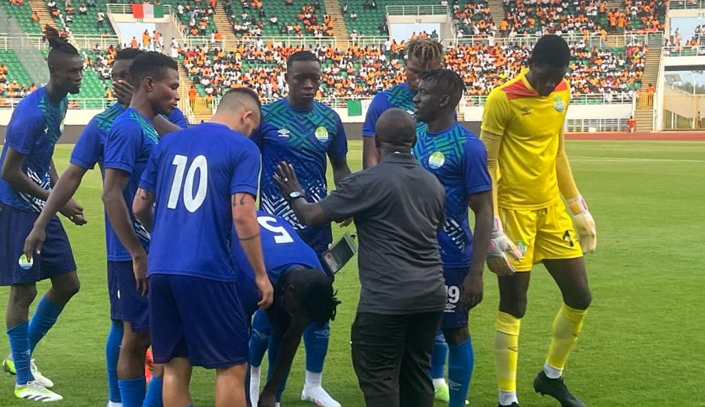 Leone Stars Home Team Coach Vows to Learn From Heavy Defeat to Ivory Coast