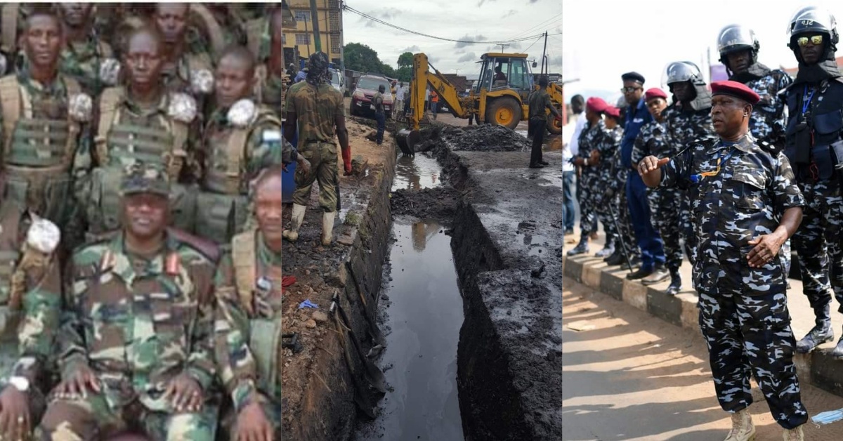 Sierra Leone Security Forces Volunteer for Citywide Cleaning Exercise