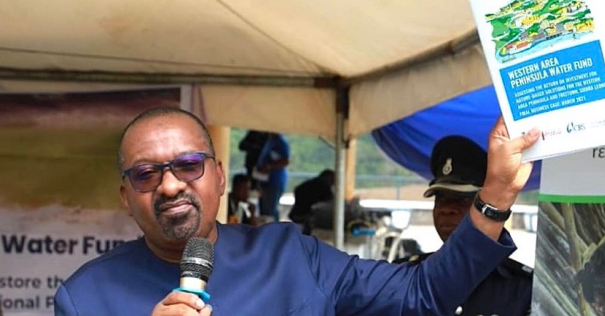 VP Juldeh Jalloh Launches Western Area Peninsula Water Fund at Guma Water Dam