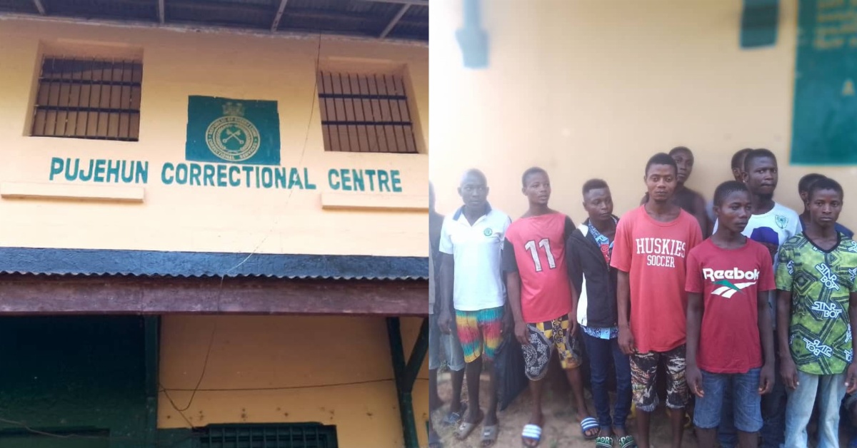 Pujehun Correctional Center Releases 26 Prisoners on Presidential Pardon