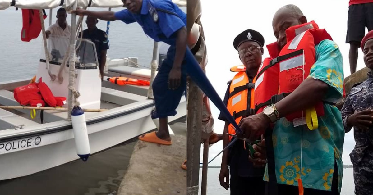 Police IG Commissions 15 Seater Speed Boat for Bonthe Island