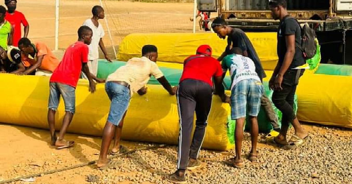Anthony Navo Jr. Announces Construction of Artificial Football Pitch For East End Lions at Trade Centre