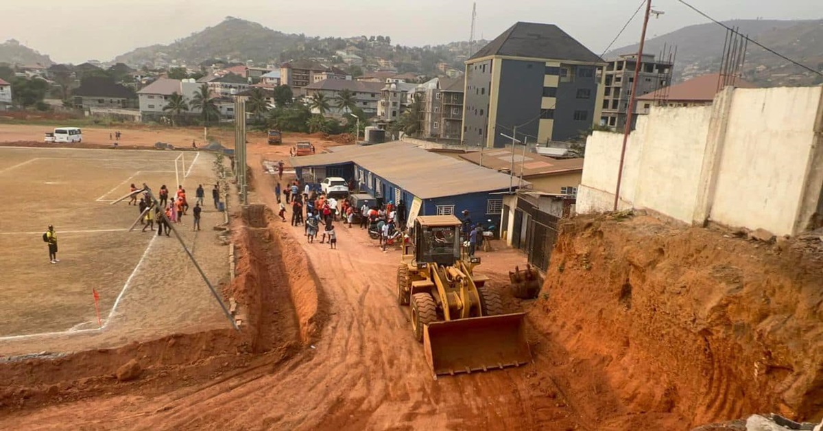 FC Kallon Revives Artificial Turf Project For Angola Playing Field