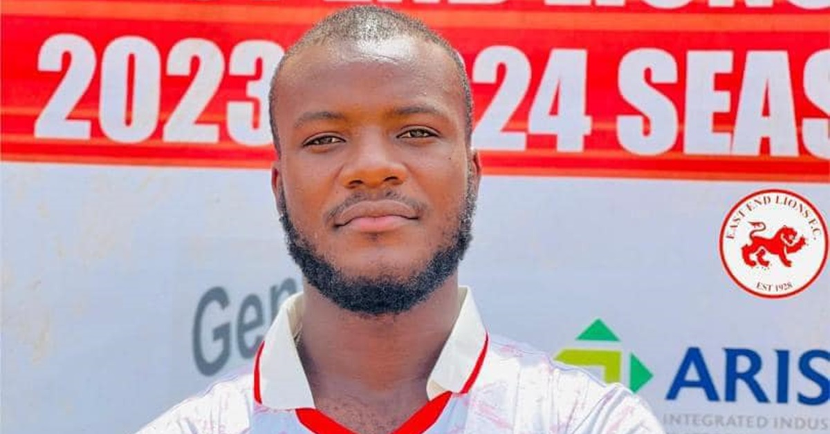 East End Lions Signs Former FC Kallon Midfielder Moses Bankole Coker From Real Mack FC