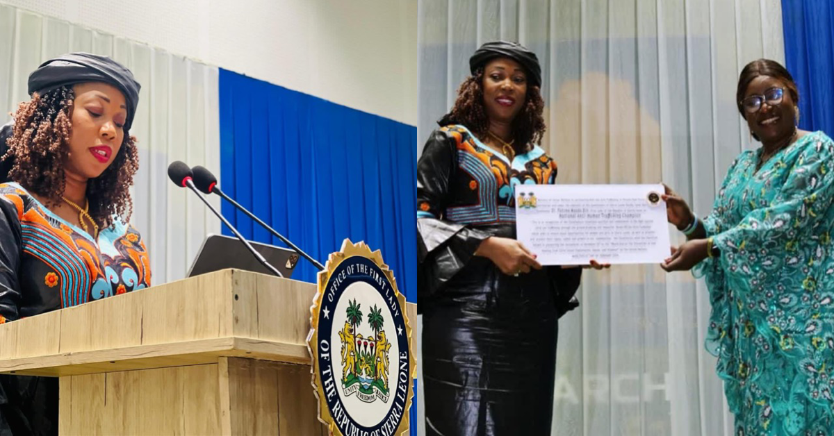 First Lady Fatima Bio Champions Anti-Human Trafficking Campaign