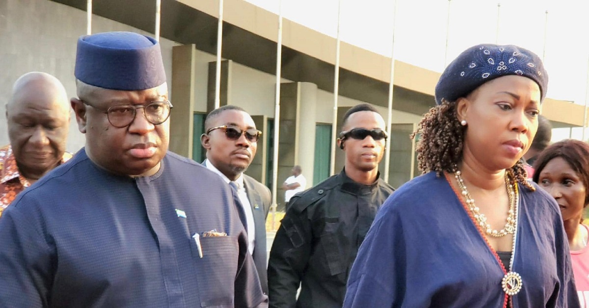 President Bio, Wife Departs For 2024 Africa-China Summit