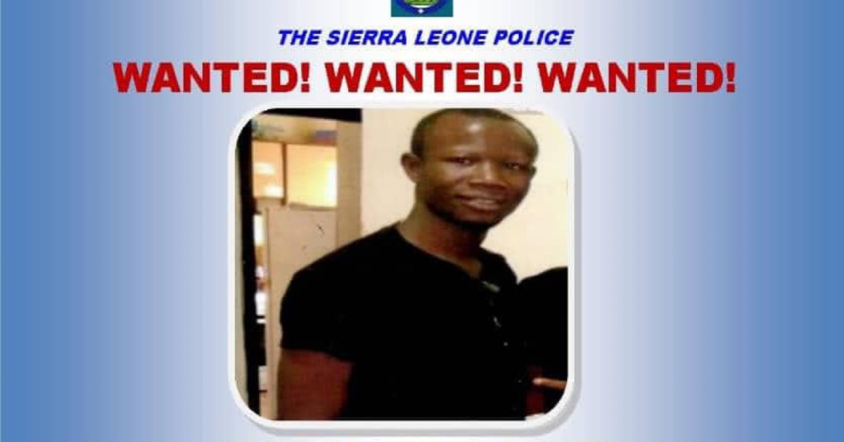 Sierra Leone Police Declares “KOLOTO” Wanted For Vehicle Theft