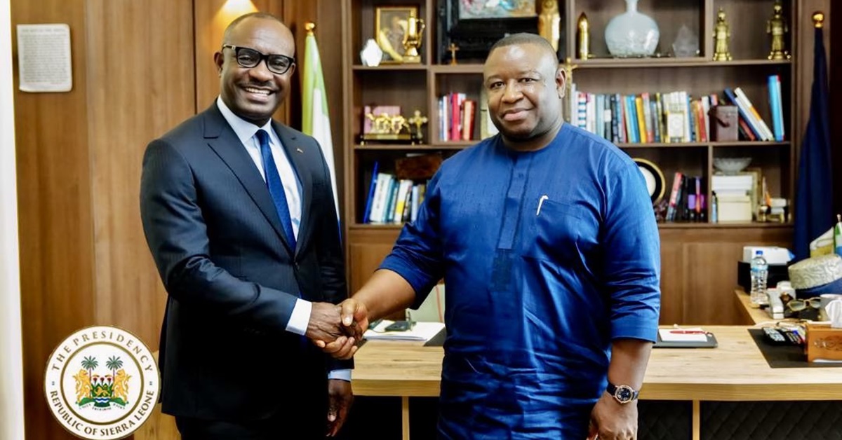 President Bio Welcomes ECOWAS Bank President Dr. George Agyekum Donkor in Diplomatic Meeting