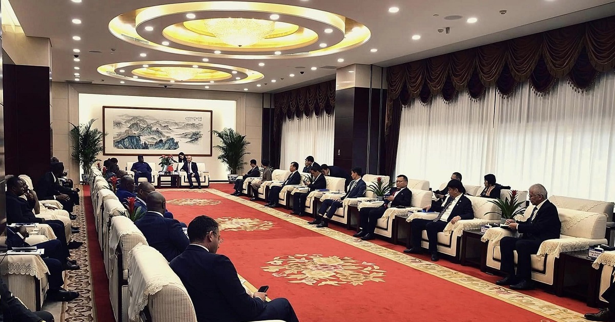 President Bio And First Lady Fatima Visits China Railway Headquarters
