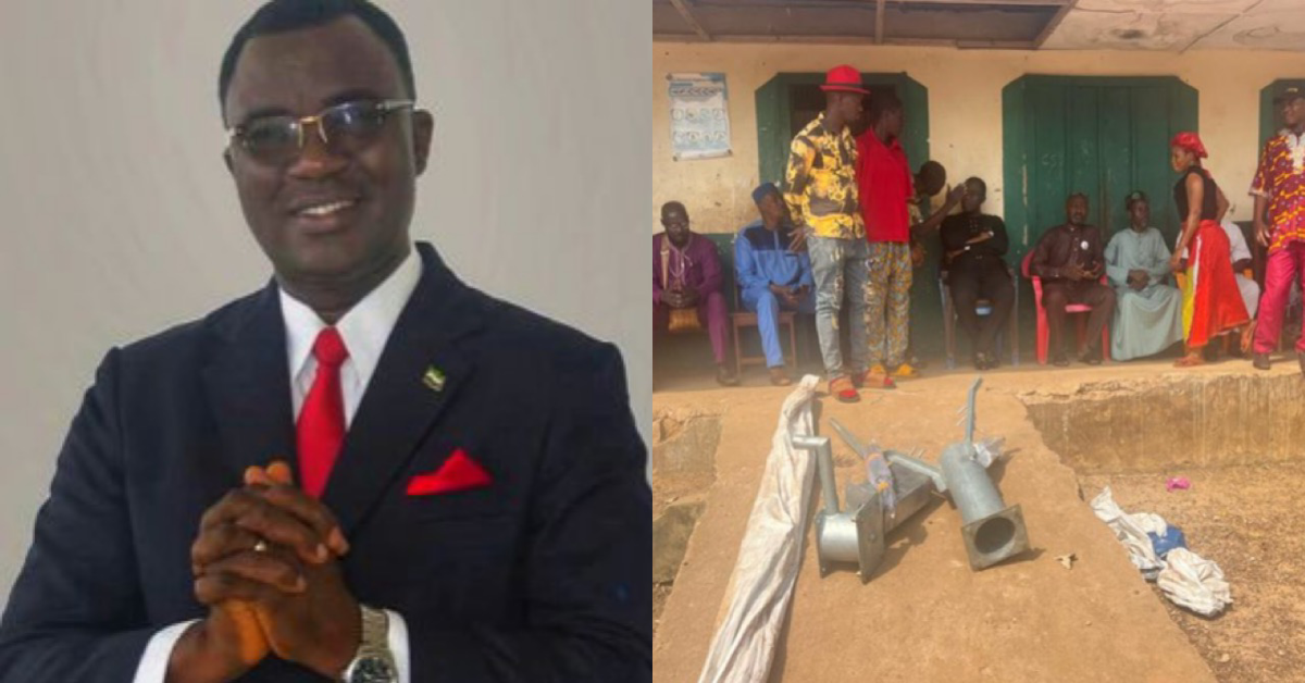 APC Chieftain Dr. Richard Konteh Donates Bore Hole to Kukuna Village