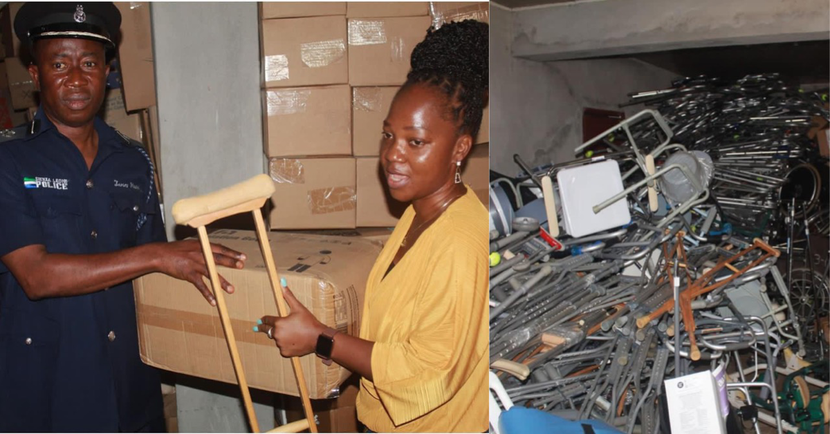 Sierra Leone Police Receive Generous Donation of Medical Supplies