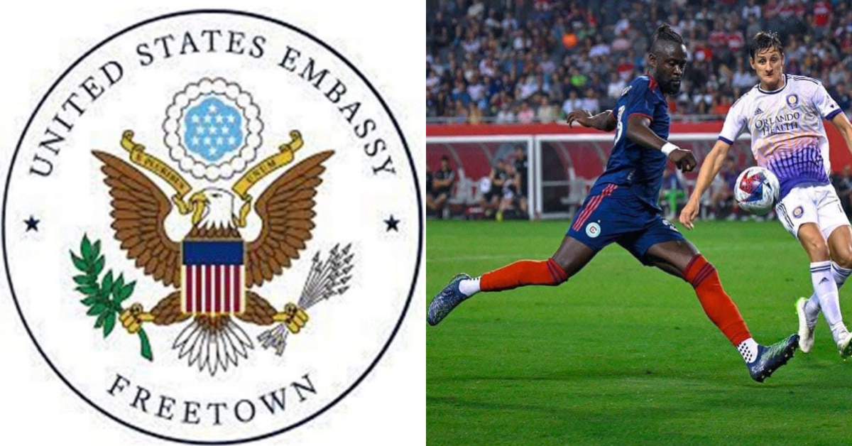 US Embassy in Sierra Leone Honors Kei Kamara
