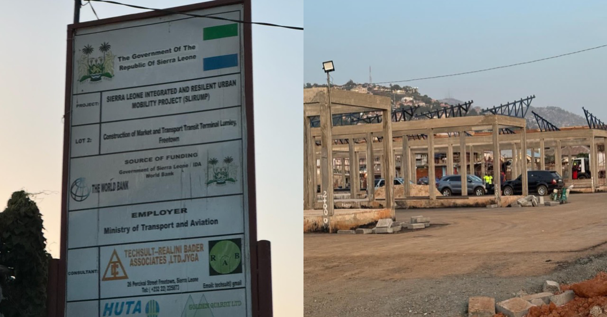 Government Embarks on Major Infrastructural Development in Lumley, Freetown