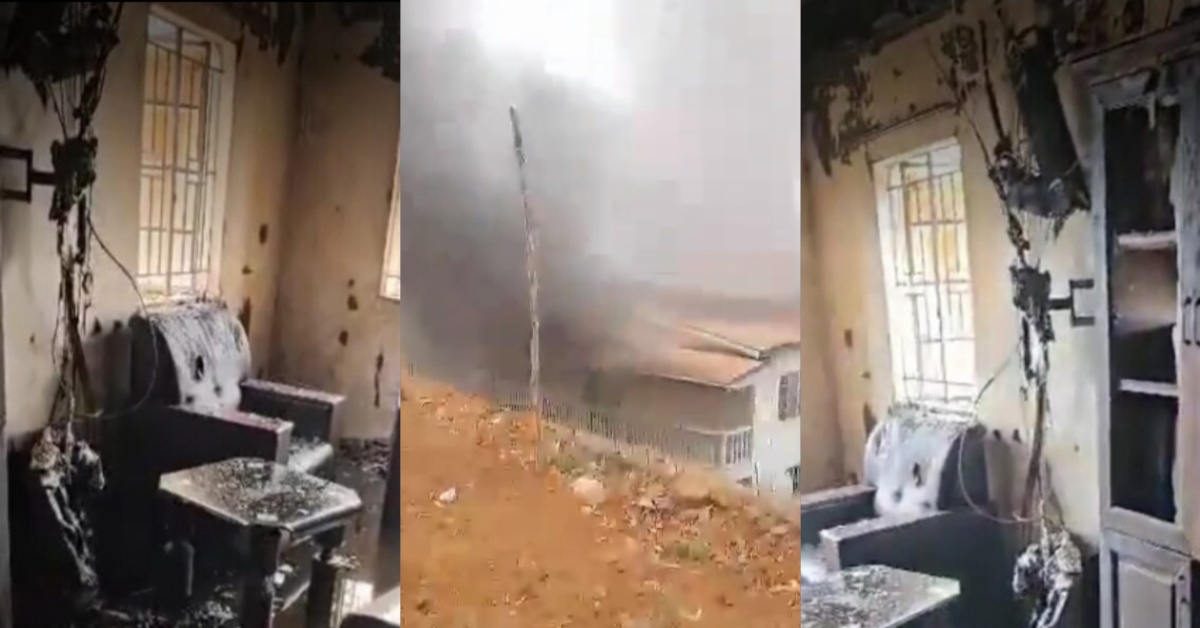 Fire Engulfs Office of Water Resources Minister and Permanent Secretary