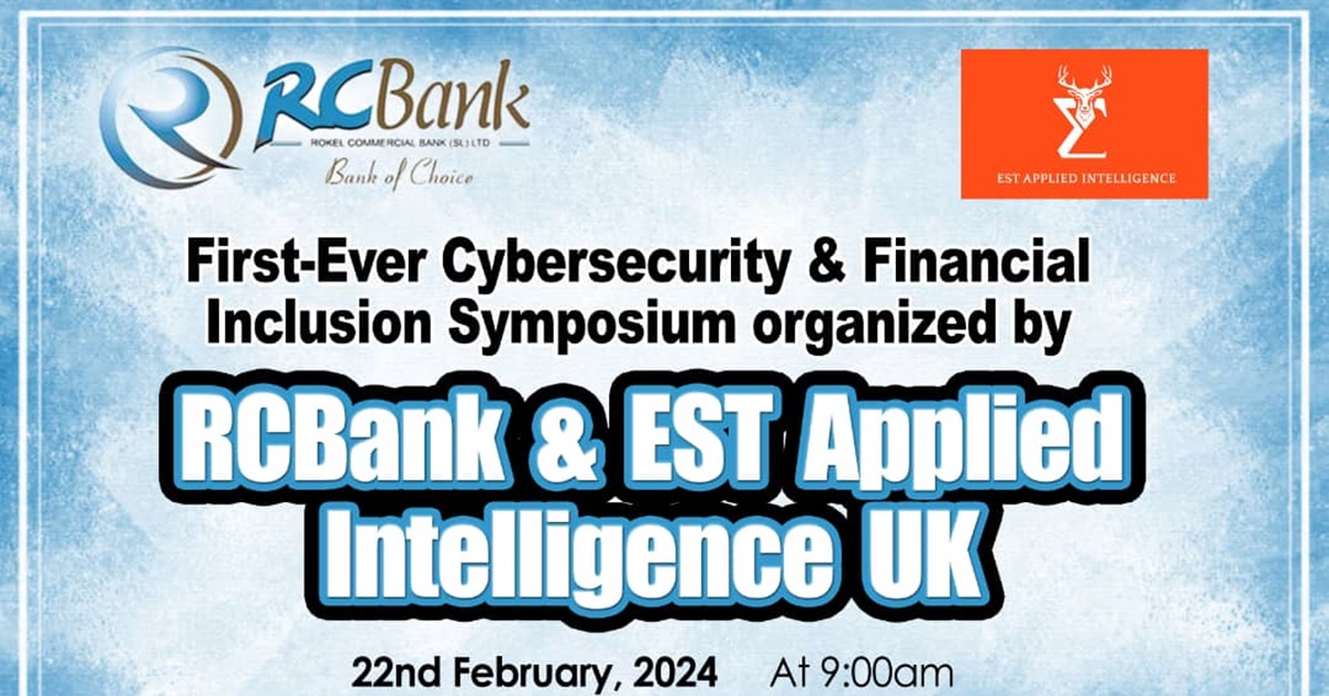 RCBank and UK’s Applied Intelligence One-Day Symposium to Address Cyber Security Issues And The Need For Financial Inclusion